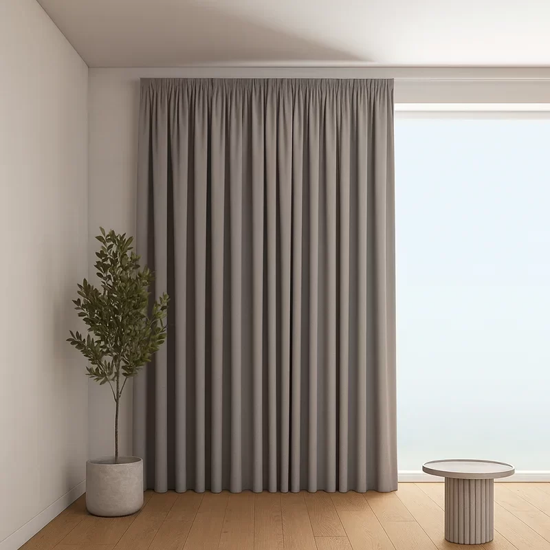 Grey Curtains [Grey Pleated Curtains]