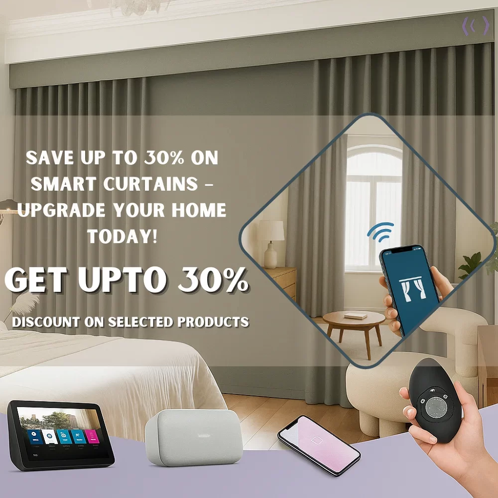 Buy Best Smart Curtains in Dubai & Abu Dhabi | Save Upto 30%