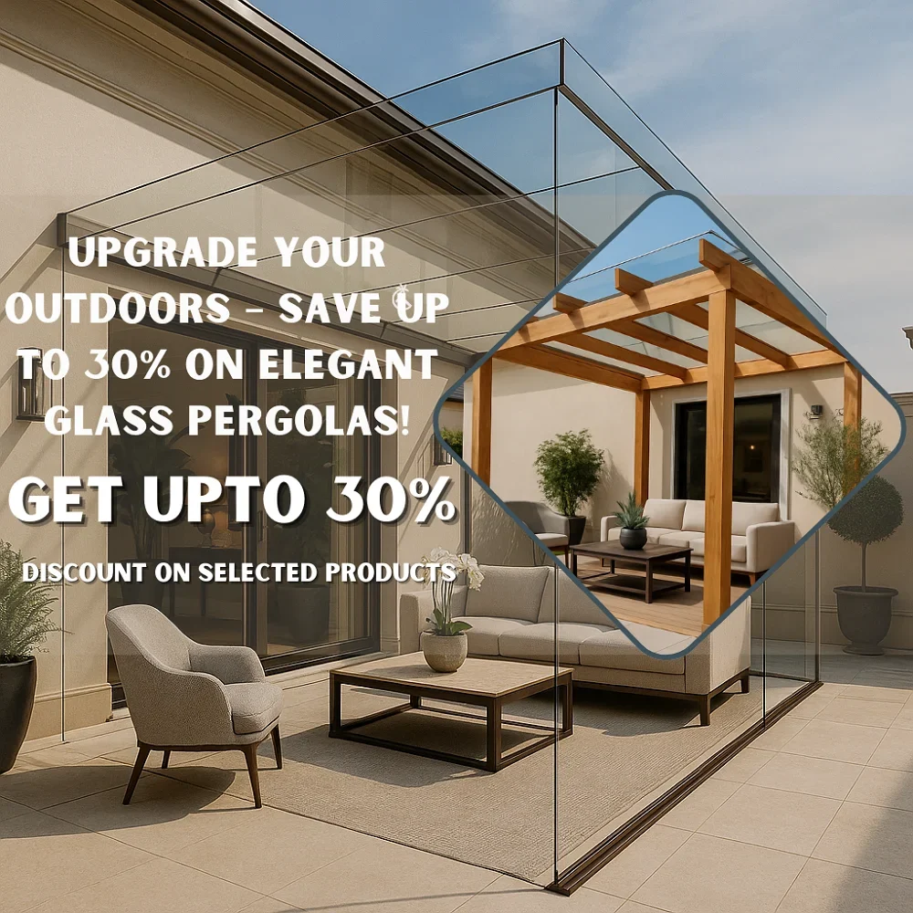 glass pergolas