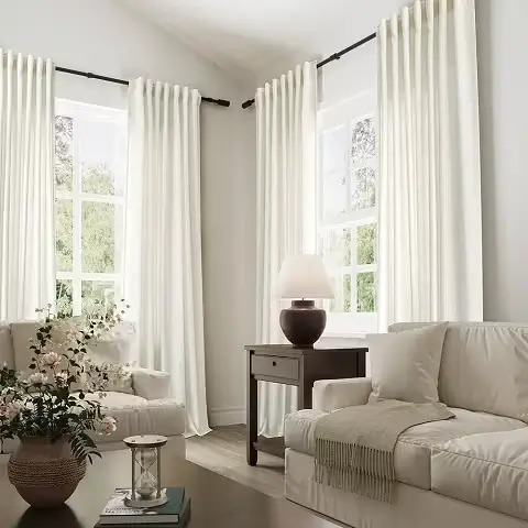 linen curtains