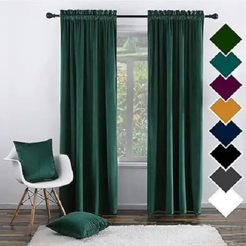 velvet curtains