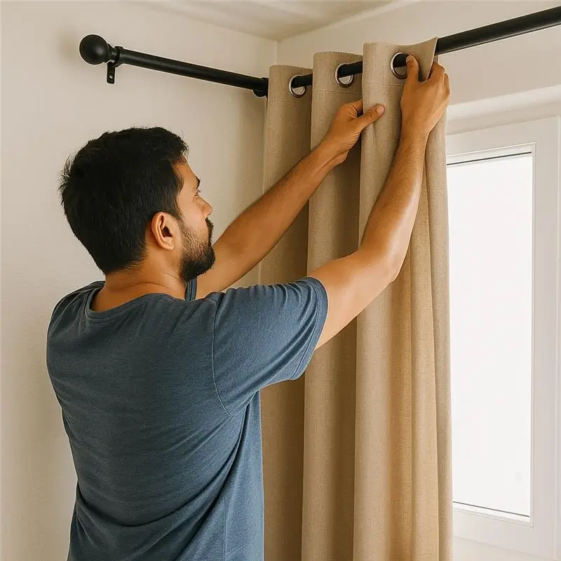 OFFICE CURTAINS Curtains Installation