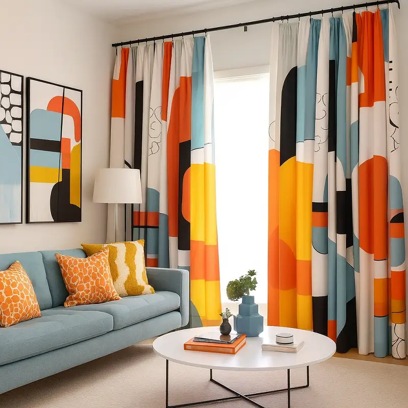 Patterned Curtains Abstract Patterns