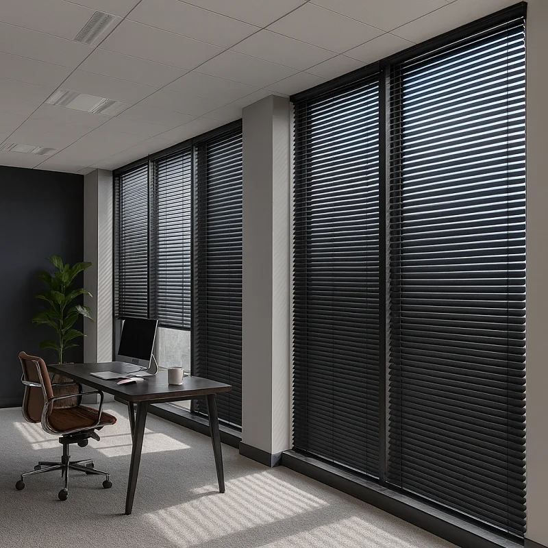 Black Blinds [Aluminum Black Blinds]