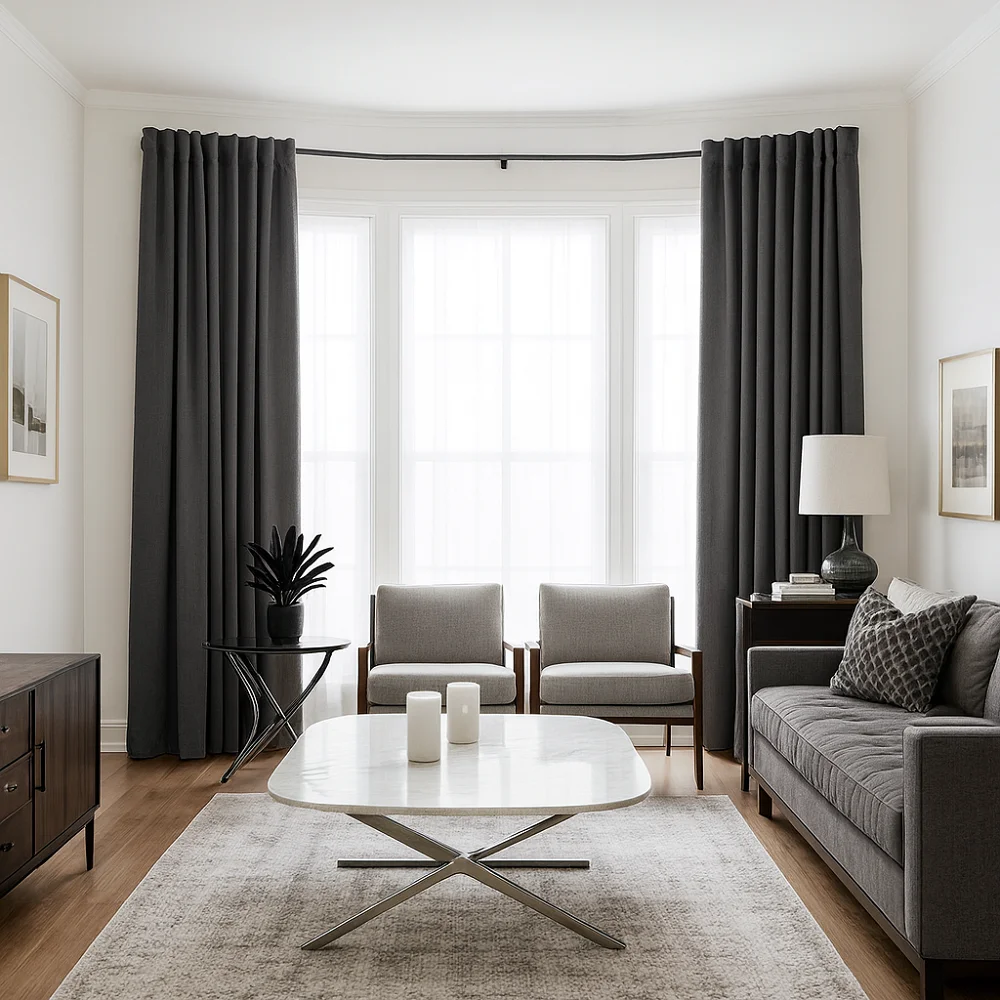 Black Curtains for Homes