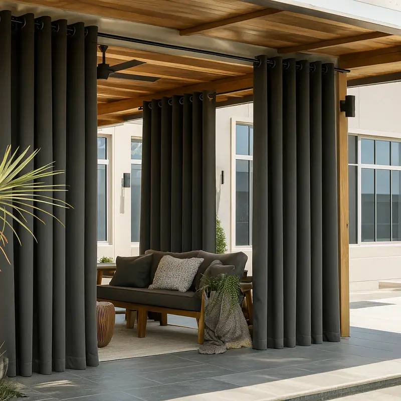 Outdoor Curtains Blackout Outdoor Curtains