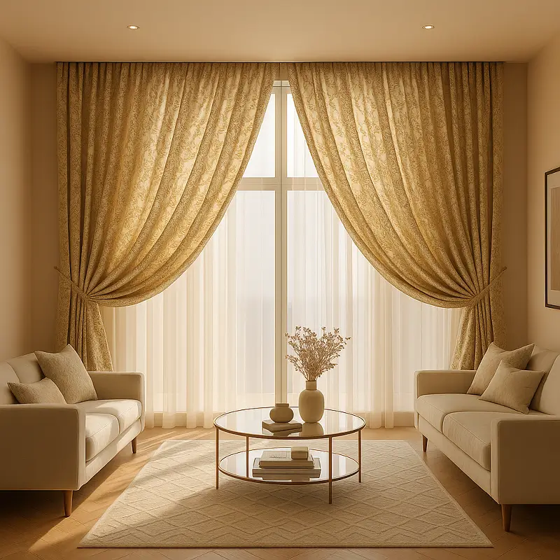 Brocade Curtains Blend Brocade