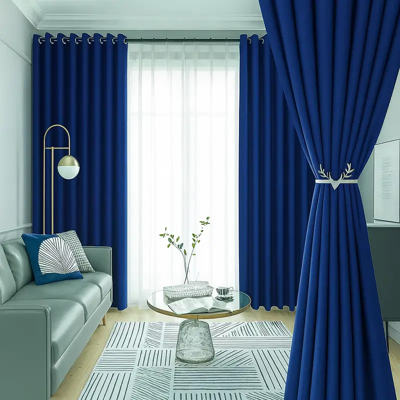 Blue Curtains Blue Blackout Curtains