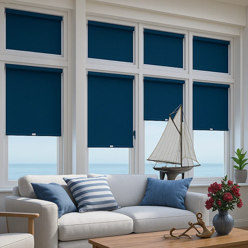 Blue Blinds [Roller Blue Blinds]