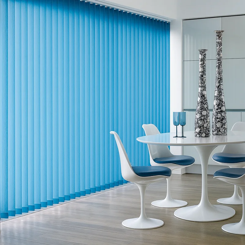 Blue Blinds [Vertical Blue Blinds]