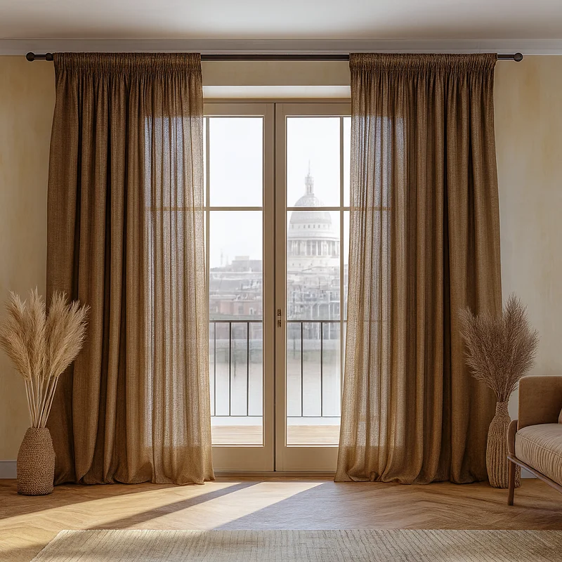 Brown Linen Curtains Brown Linen Curtains