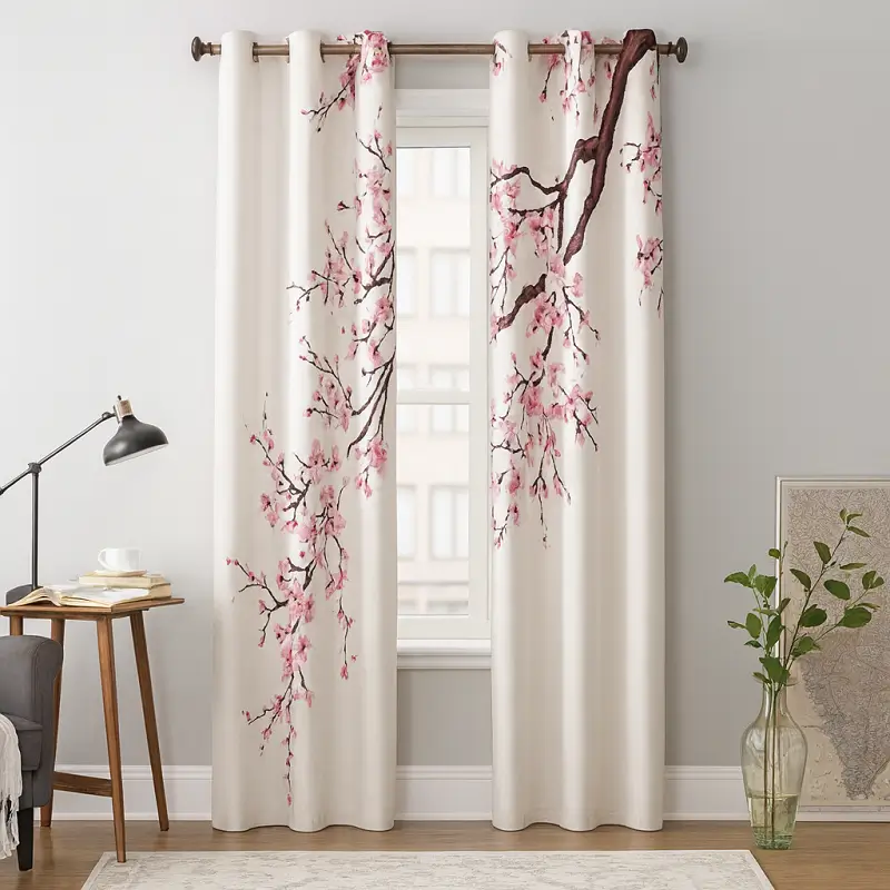Silk Curtains Chiffon Silk Curtains