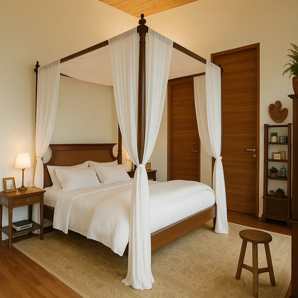 Bed With Curtains Commercial Bed with Curtains