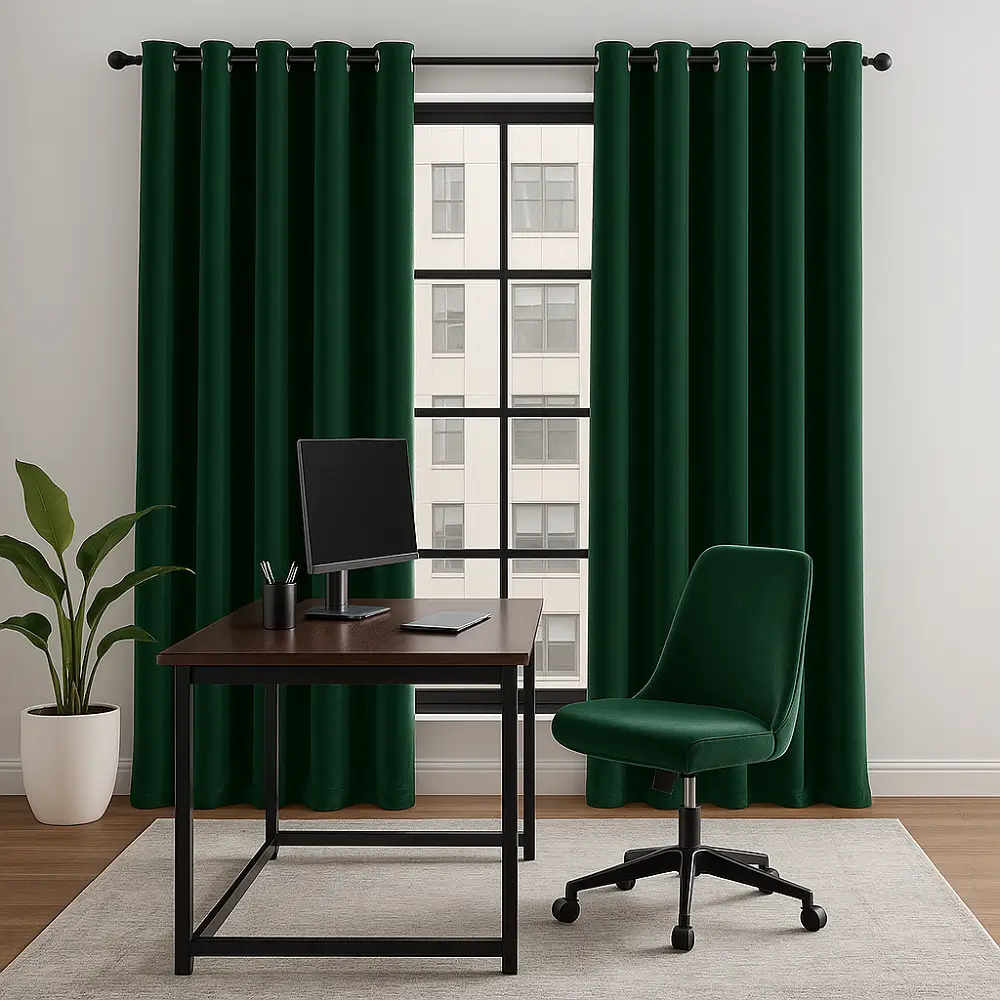 Green Curtains Commercial Green Curtains