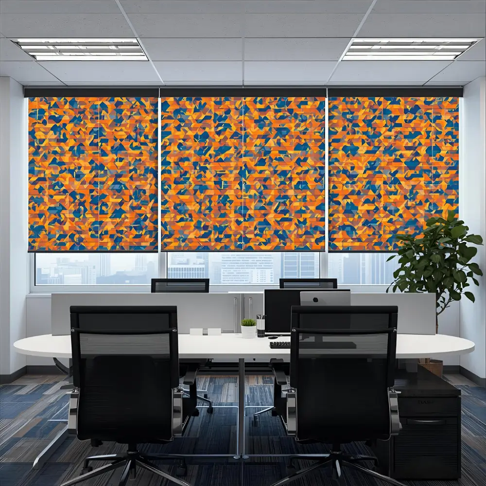 PATTERNED BLINDS DUBAI Commercial Patterned Blinds