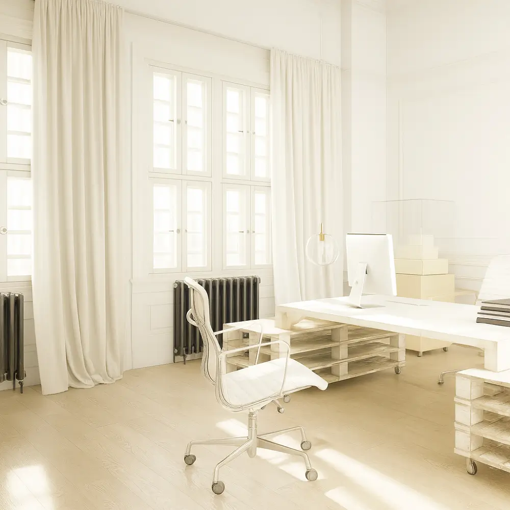 White Curtains Commercial White Curtains