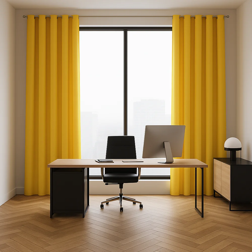 Commercial Yellow Curtains