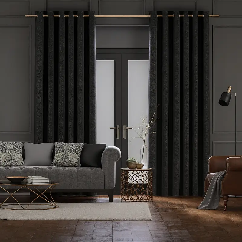 Velvet Curtains Crushed Velvet Curtains