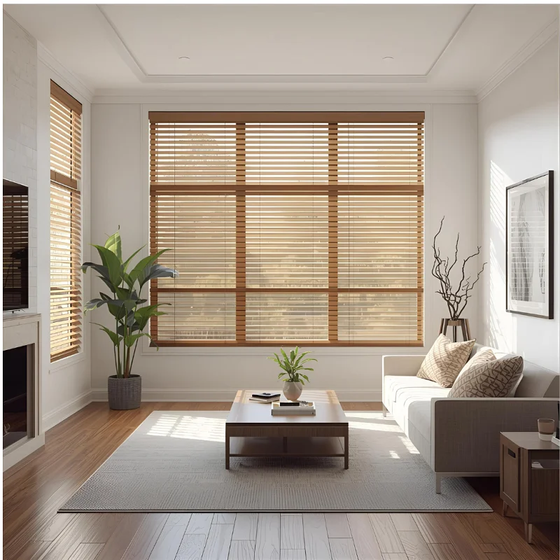 Custom Wood Blinds (1) Custom Wood Blinds