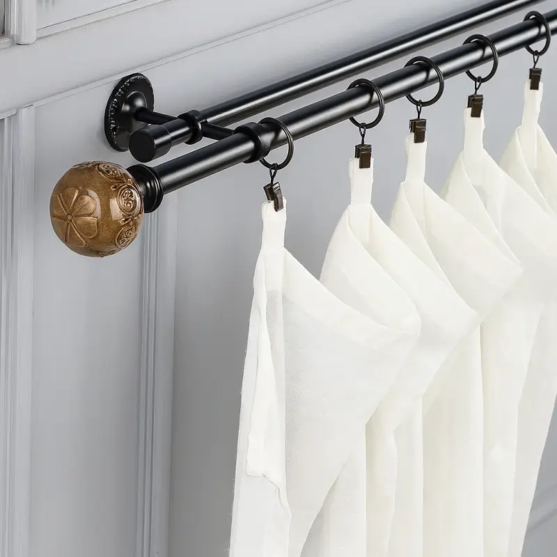 Curtains Rods Double Rods