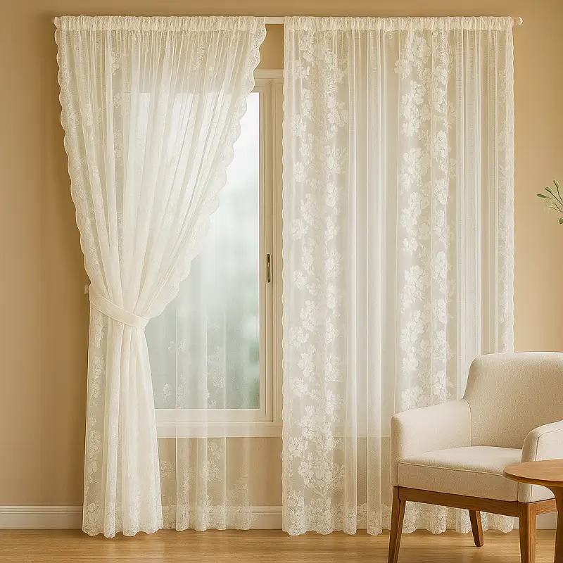 Lace Curtains Floral Lace Curtains