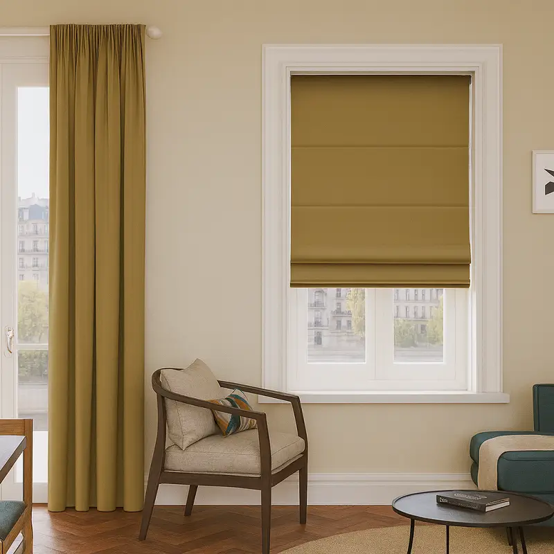 Gold Curtains Gold Roman Curtains