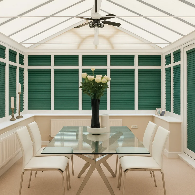 Green Blinds [Wooden Green Blinds]