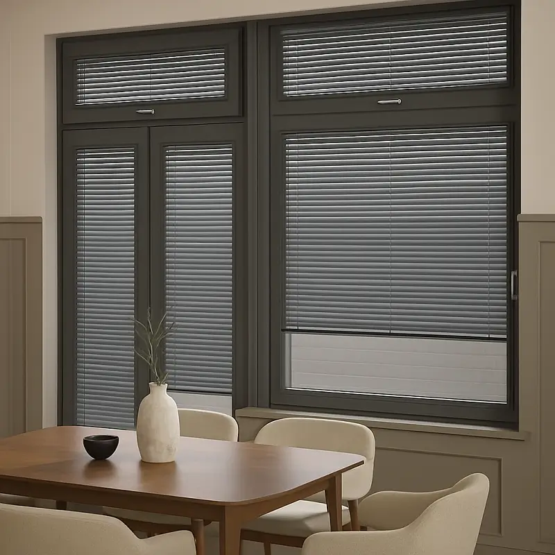 Grey blinds Grey Venetian Blinds