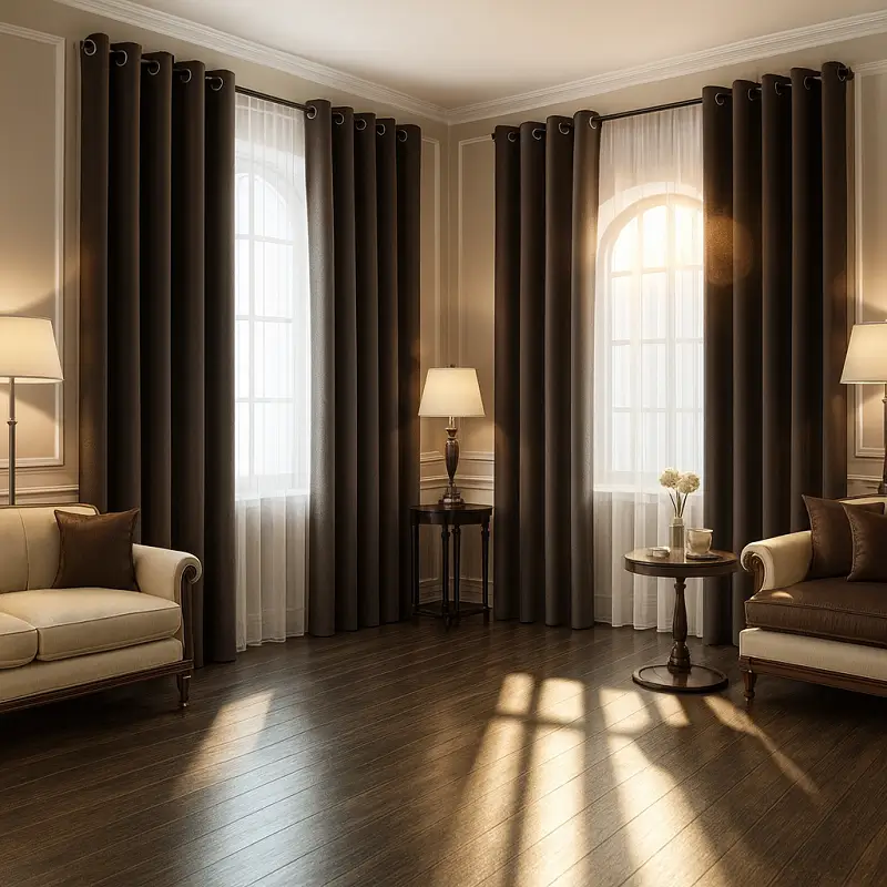 Drapery Curtains Grommet Drapery Curtains