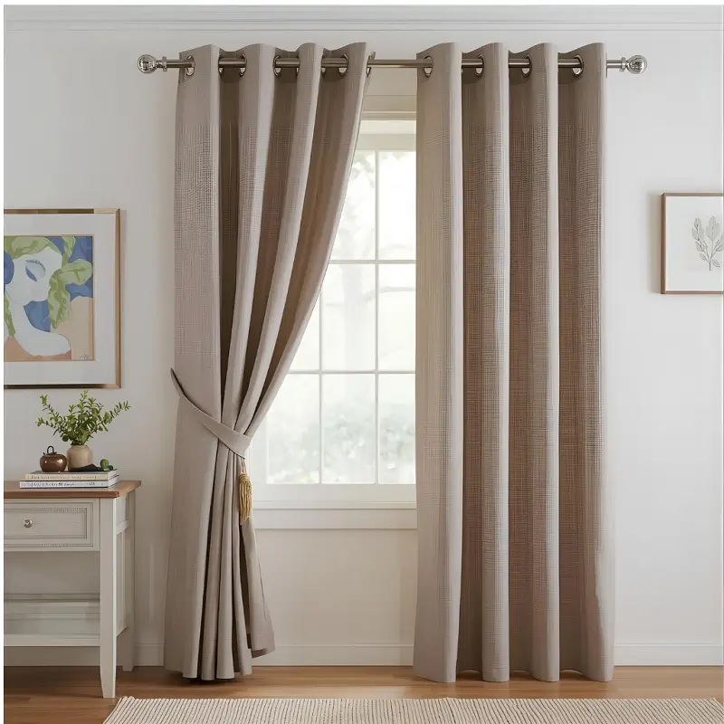 Eyelet Curtains Linen Eyelet Curtains