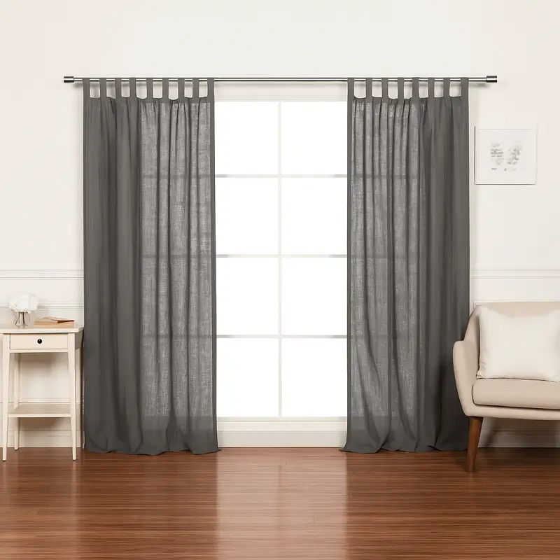 Tab Top Curtains Linen Tab Top Curtains