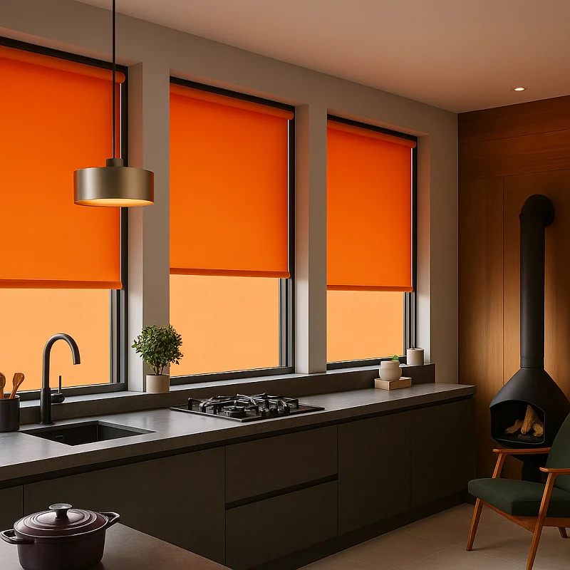 Orange Blinds [Roller Orange Blinds]