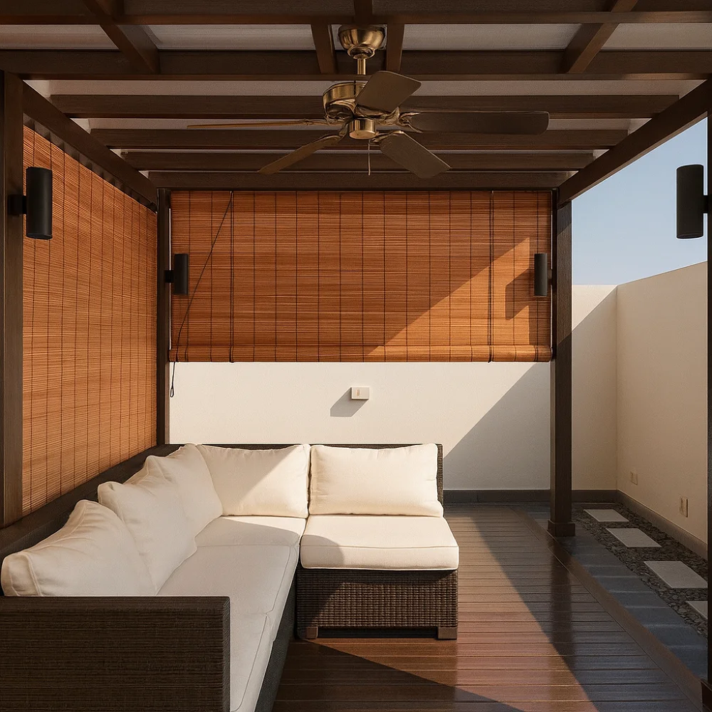 Outdoor Bamboo Blinds [Residential]