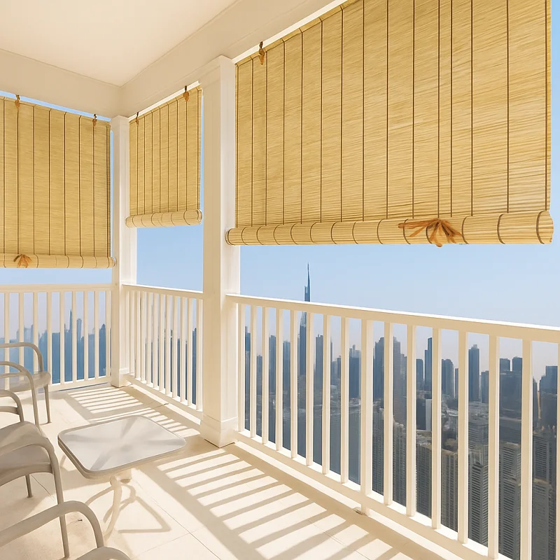 Outdoor Bamboo Blinds [Roller Bamboo Blinds]