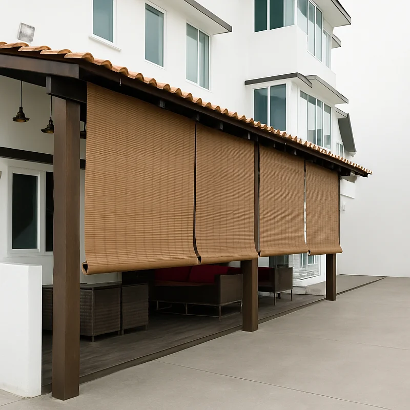 Outdoor Bamboo Blinds [Roman Bamboo Blinds]