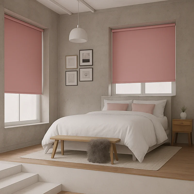 Pink blinds [Pink Roller Blinds]