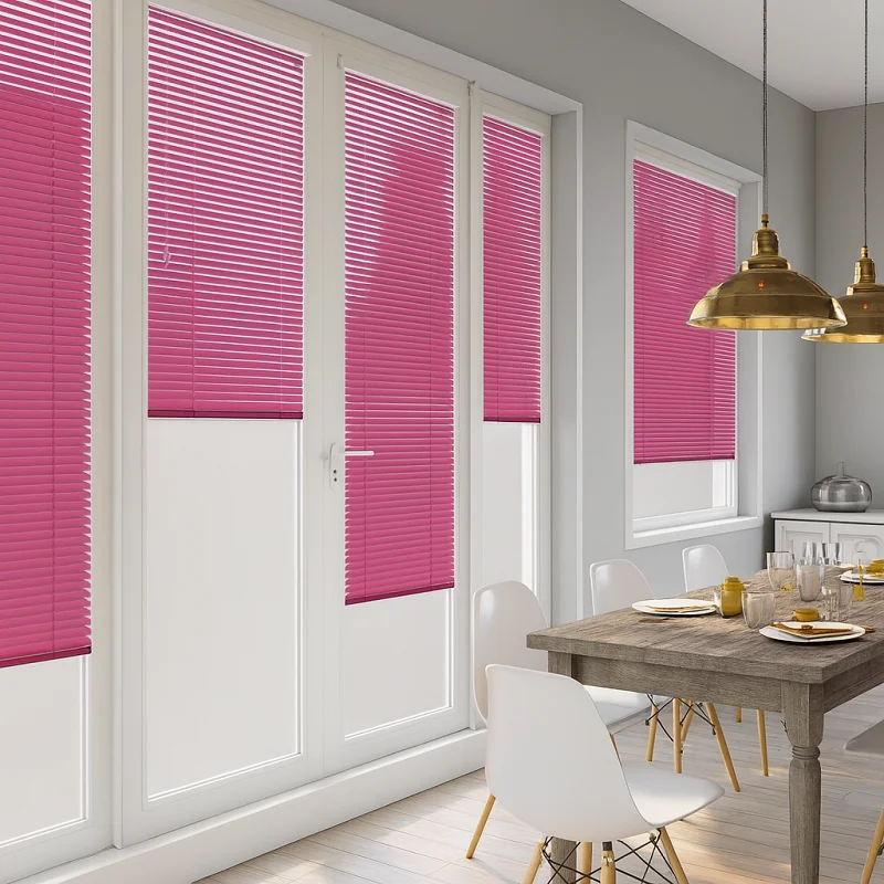 Pink blinds [Pink Venetian Blinds]