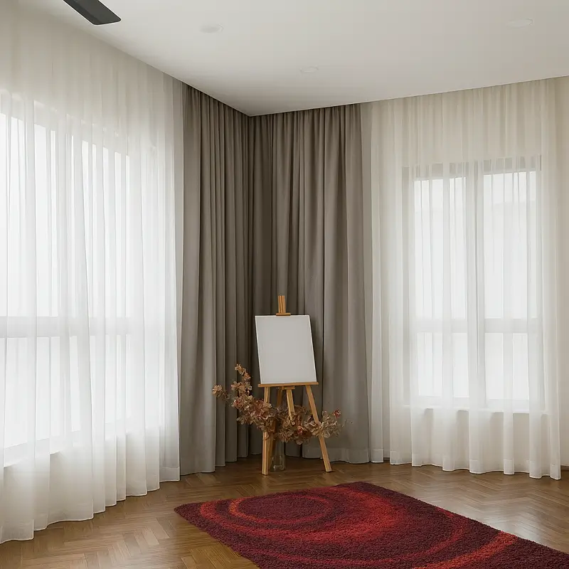 Sheer Curtains Dubai Plain Sheer Curtains
