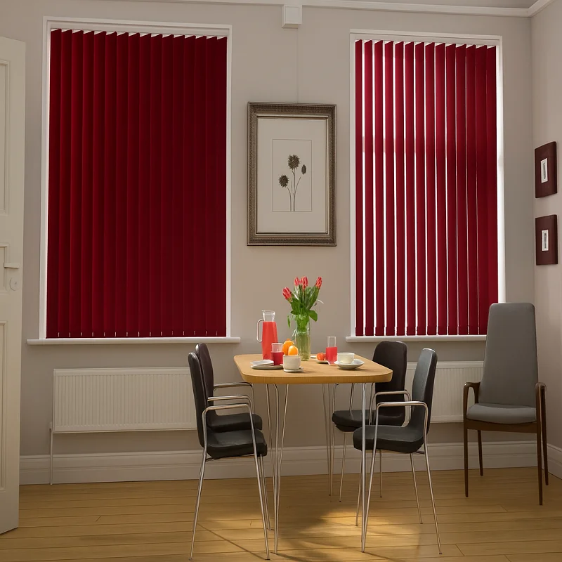 Red Blinds [Vertical Red Blinds ]
