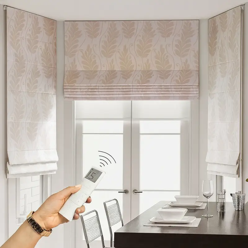 Motorized Curtains Dubai Roman Motorized Curtains