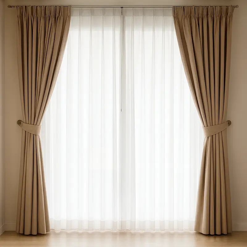Layered Curtains Sheer Layered Curtains