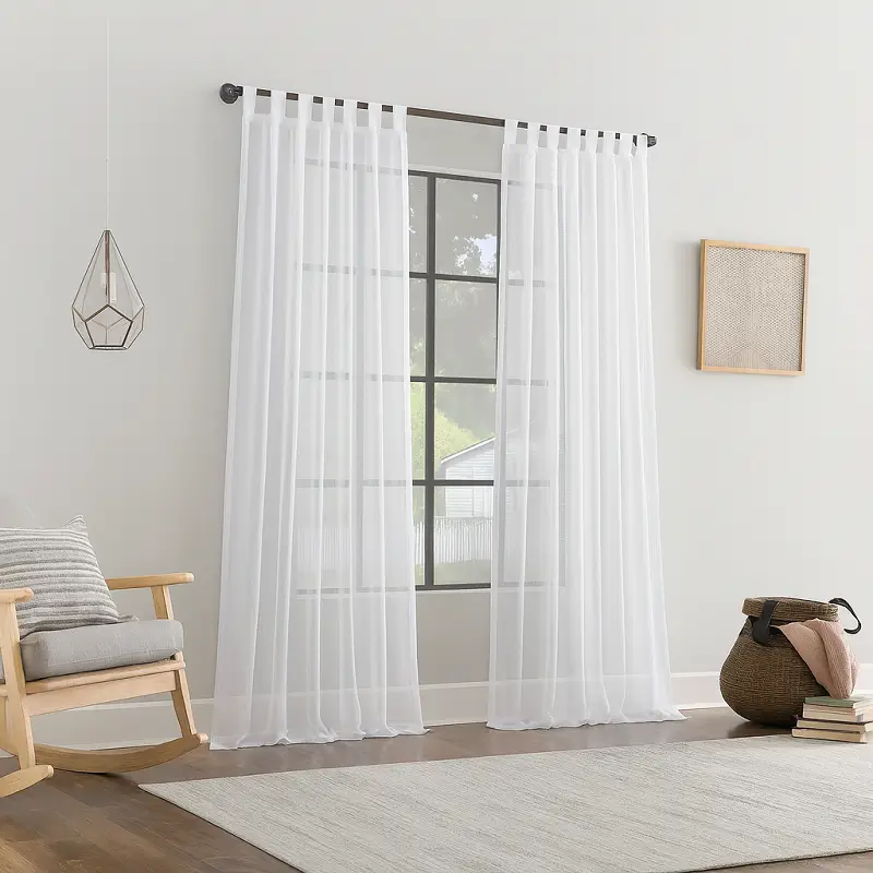 Loop Curtains Sheer Loop Curtains