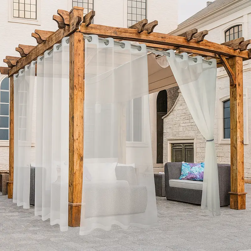 Outdoor Curtains Sheer Outdoor Curtains