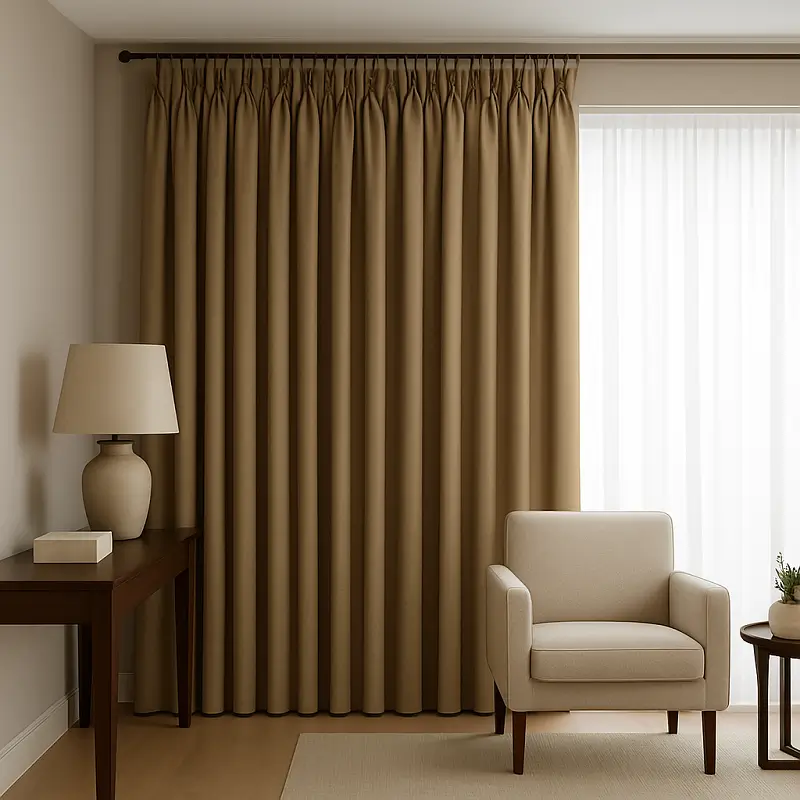 Pencil Pleat Curtains Triple Pencil Pleat Curtains