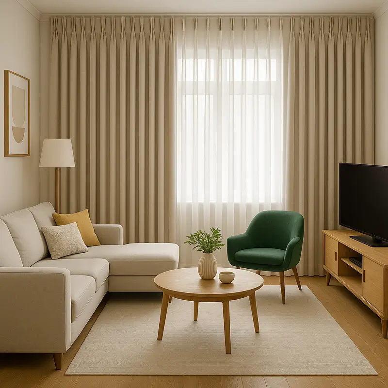 Pinch Pleat Curtains Triple Pinch Pleat Curtains