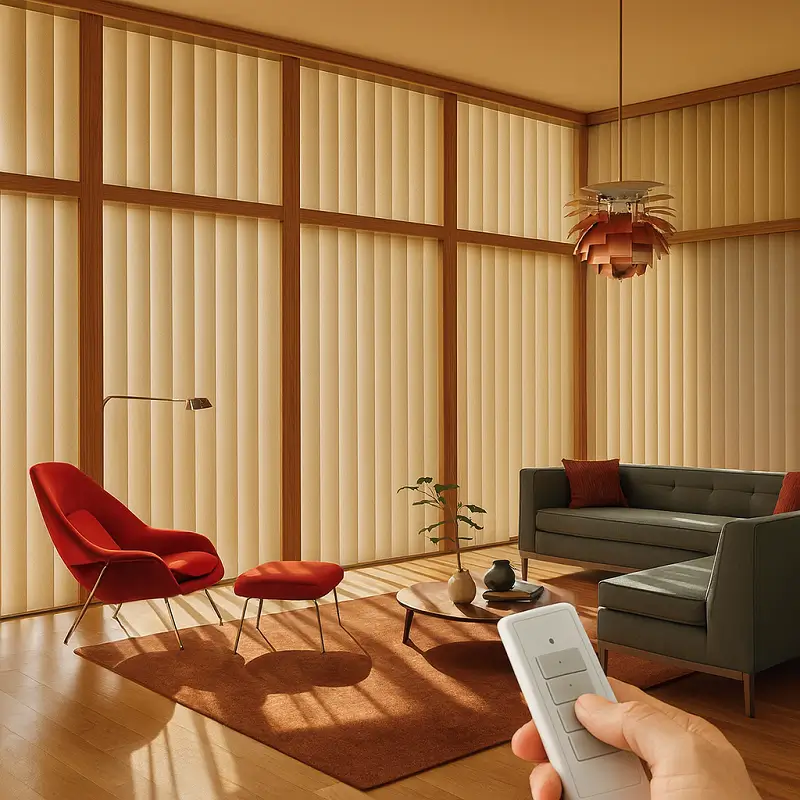 Motorized Blinds Vertical Motorized Blinds