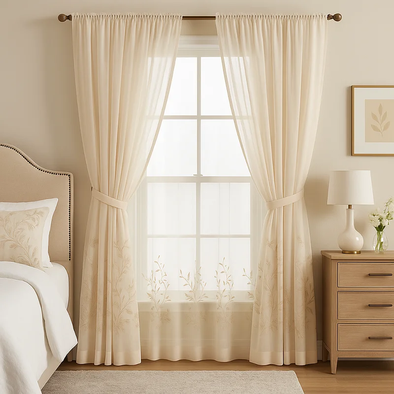 Voile Curtains [Embroidered Voile Curtains]
