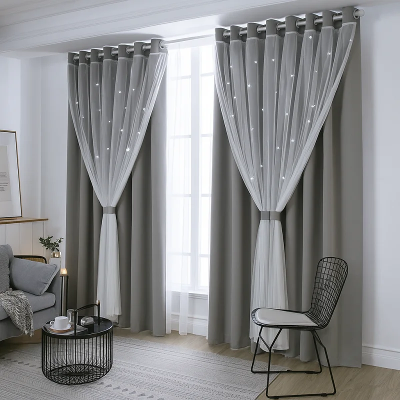 Voile Curtains [Layered Voile Curtains]