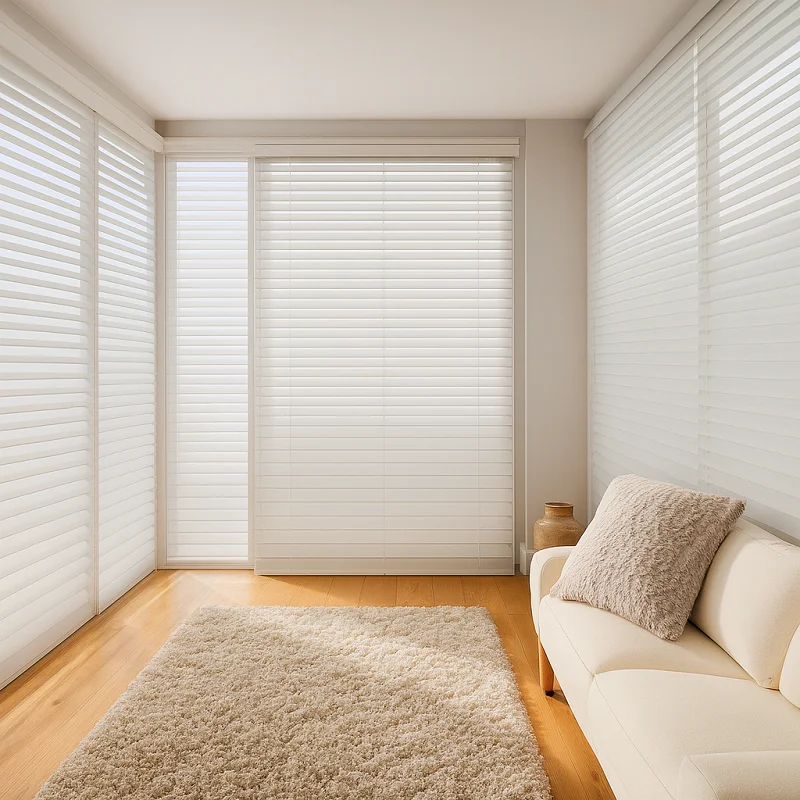 White Blinds [White Wooden Blinds]