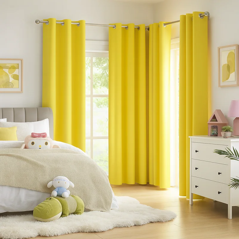 Yellow Blackout Curtains